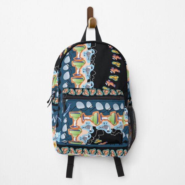 Beach Lover Layout - Florida Summer Icons Backpack