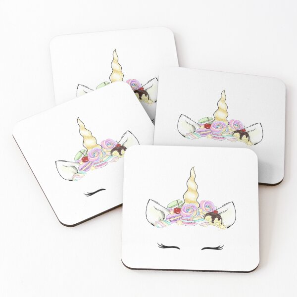 Item preview, Candy Rainbow Unicorn Face Unicorn's Party designed and sold by CreativeBu.