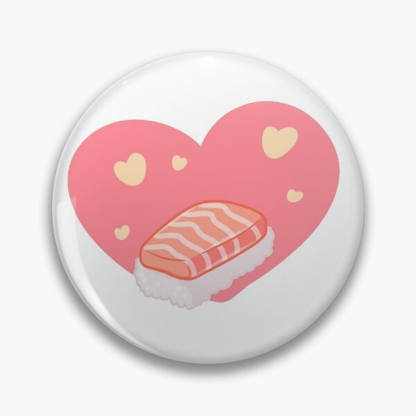 Item preview, Corazón de sushi de salmón designed and sold by Eothnoguy.
