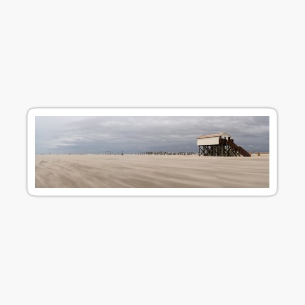 Item preview, Wadden Sea Beach Panorama designed and sold by DiFigianoPhoto.