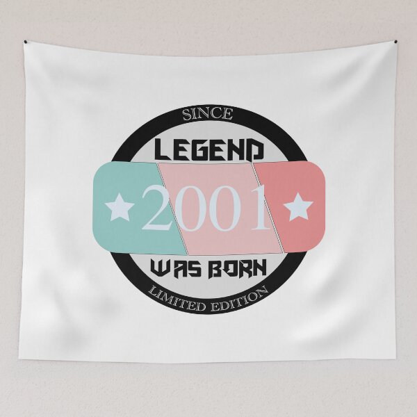 Item preview, born in 2001, vintage 20th birthday designed and sold by Aze99.