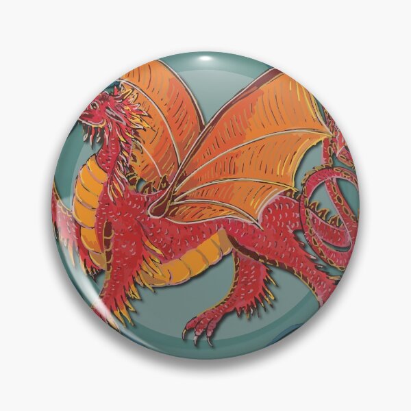 Item preview, Celtic Medieval Fire Dragon designed and sold by lottibrown.