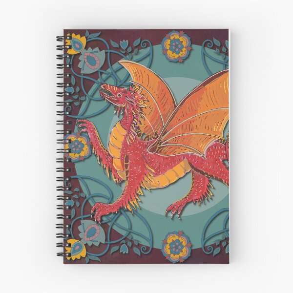 Item preview, Celtic Medieval Fire Dragon designed and sold by lottibrown.