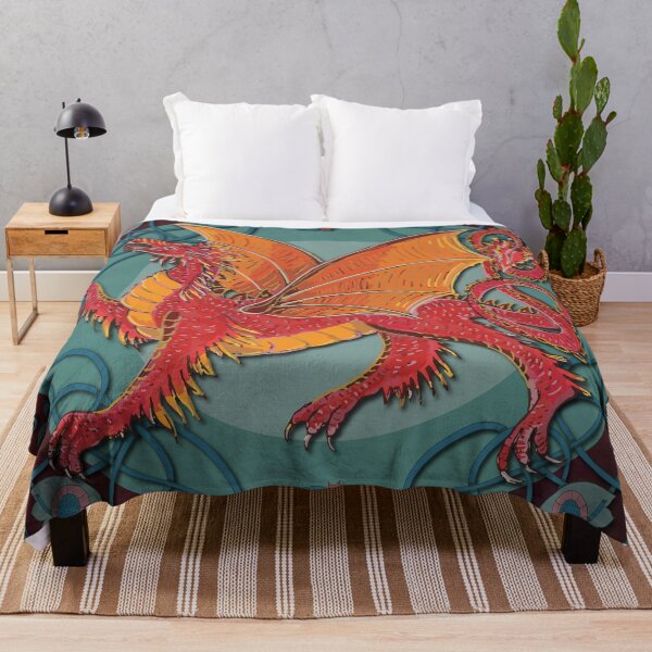 Item preview, Celtic Medieval Fire Dragon designed and sold by lottibrown.