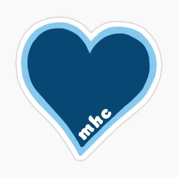 Vista previa del artículo con la obra «etiqueta engomada del corazón mhc», diseñado y vendido por catholivia.