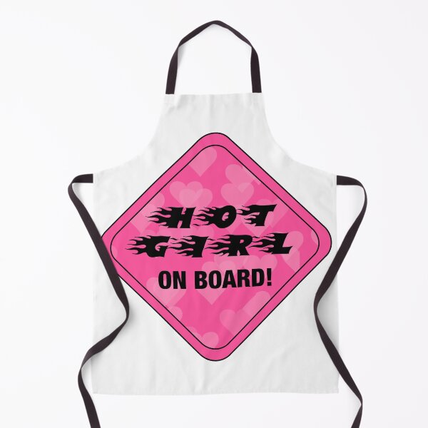 Item preview, Hot Girl on Board Bumper Sticker designed and sold by Jackiekenney.