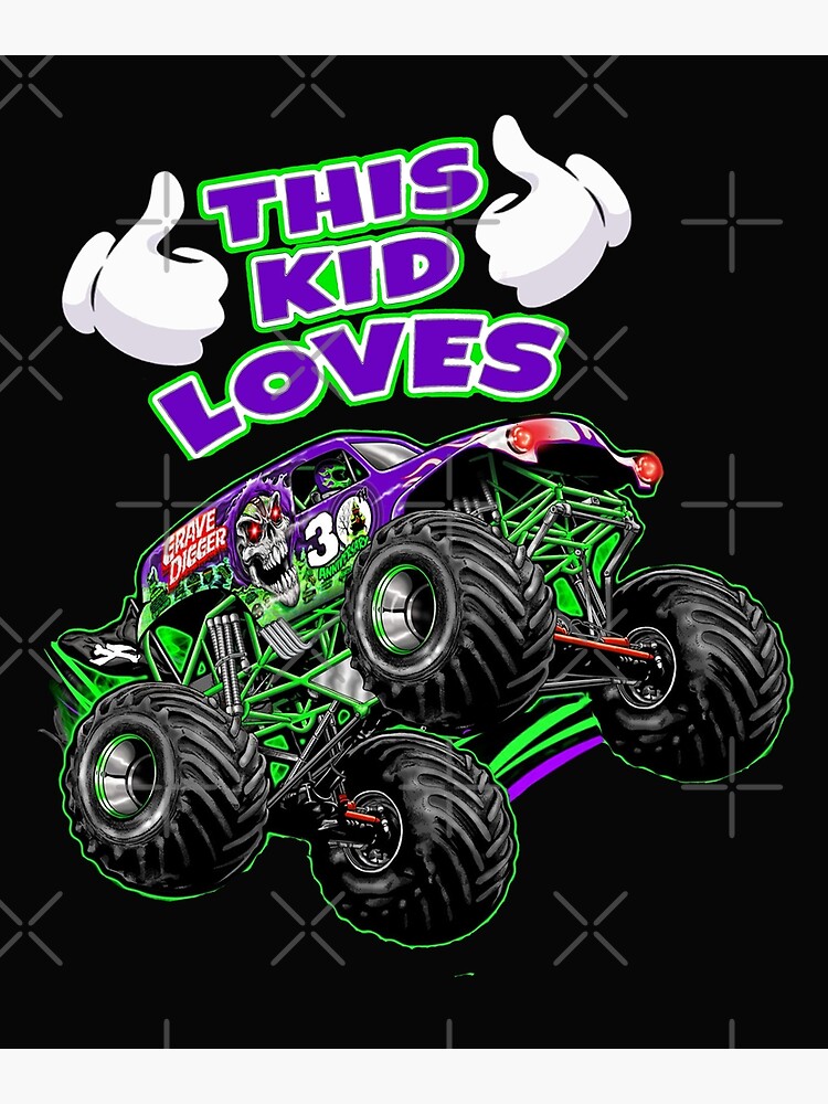 grave digger monster truck clip art