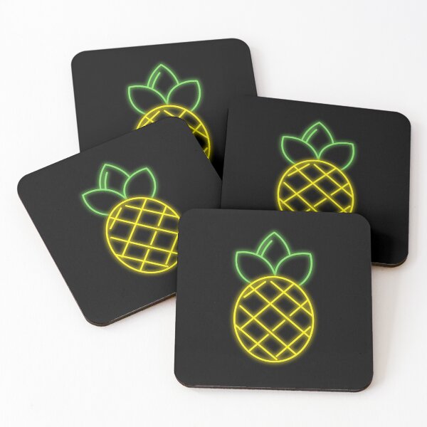 Item preview, Neon Pineapple Fruit designed and sold by croissantcutie.
