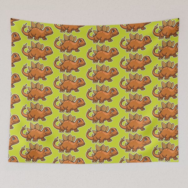 Item preview, Cute Stegosaurus Happy Dinosaur designed and sold by PosterpartyCo.