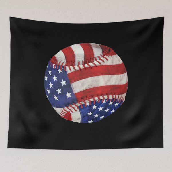 Item preview, Baseball 4th Of July American Flag Unique designed and sold by Dressed For  Duty.