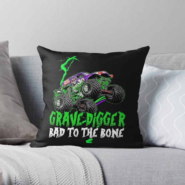 grave digger pillow