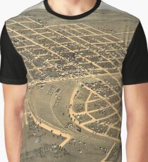 Vintage Map of Macon City Georgia (1869) Graphic T-Shirt