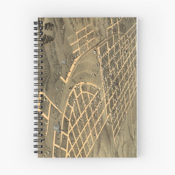 Item preview, Vintage Map of Macon City Georgia (1869) designed and sold by BravuraMedia.