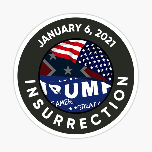 Never Forget the January 6, 2021 Insurrection Sticker