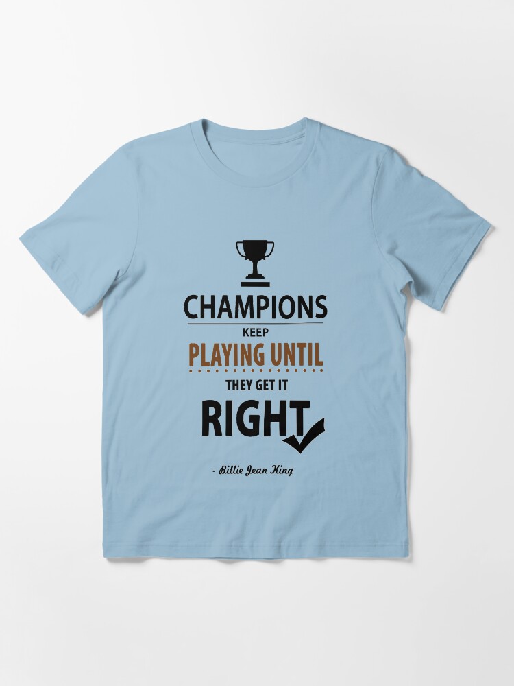 billie jean king shirt