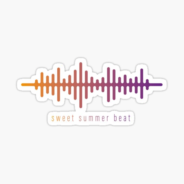 Sweet Summer Beat Sticker