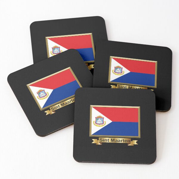 Item preview, Sint Maarten Flag Gifts, Masks, Stickers & Products (N) designed and sold by mpodger.