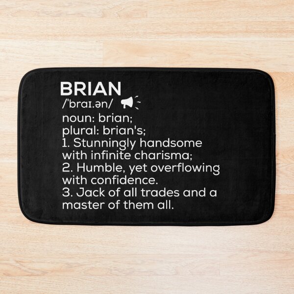 Item preview, Brian Name Definition designed and sold by Teelogic.
