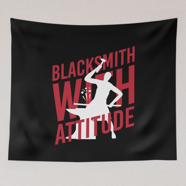 Item preview, Blacksmith With Attitude Blacksmith designed and sold by MooonTees.