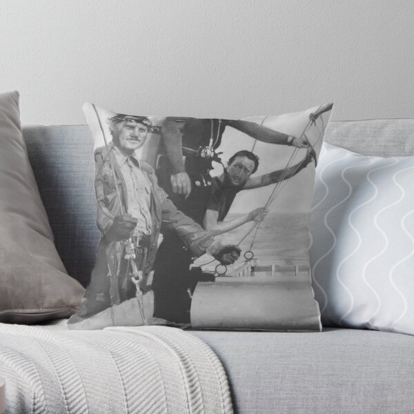 Jaws Throw Pillow