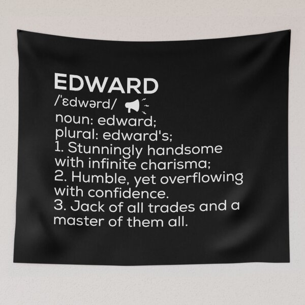 Item preview, Edward Name Definition designed and sold by Teelogic.