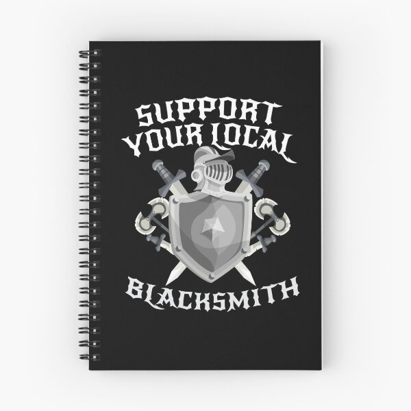 Artikelvorschau, Suport Your Local Blacksmith Schmied entworfen und verkauft von MooonTees.