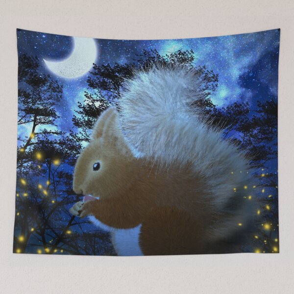 Item preview, Animal Charity: Red Squirrel - Digital Painting designed and sold by DoggoTankDesign.