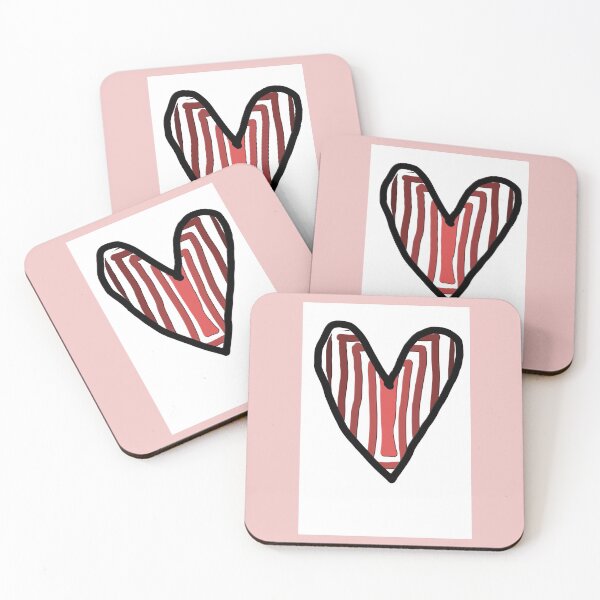 Item preview, Stripy heart designed and sold by ScarletPanda.