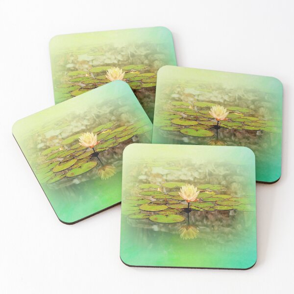Item preview, Dream Serenity - Yellow Water Lily Flowers designed and sold by Star58.