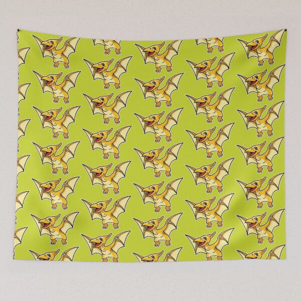 Item preview, Cute Pterodactyl Happy Dinosaur designed and sold by PosterpartyCo.