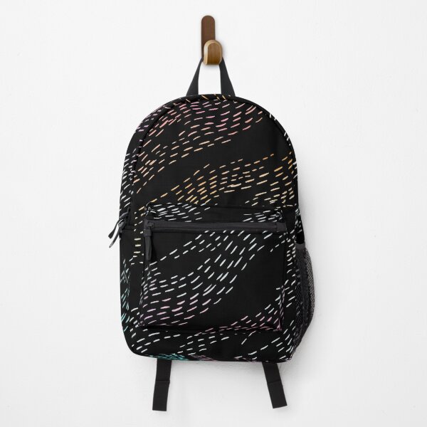 Item preview, Dotted Zebra Stripes- Black And Rainbow designed and sold by Designs By YL.