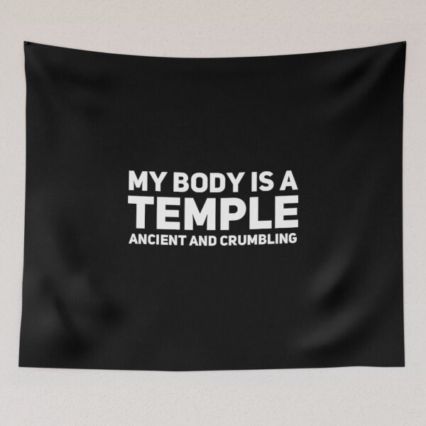 Item preview, My Body Is A Temple Ancient designed and sold by RiseandShineTee.