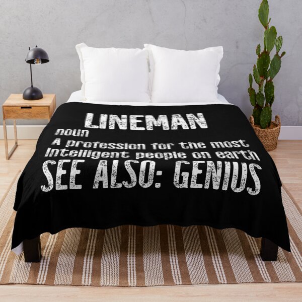 Item preview, Lineman Definition Genius designed and sold by TeesYouWant.
