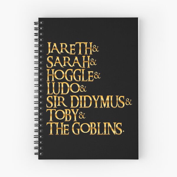 Artikelvorschau, Die Labyrinth-Goldmetallic-Namensliste entworfen und verkauft von acquiesce13.