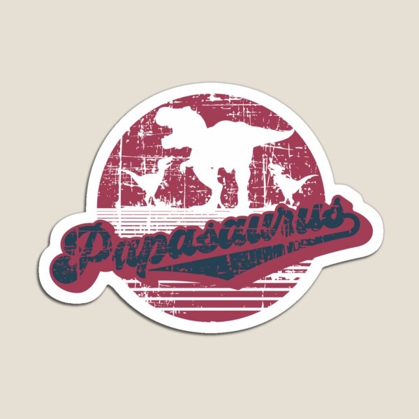 Item preview, PAPASAURUS T REX DADASAURUS RETRO SUNSET CLASSIC DISTRESSED VINTAGE DINOSAUR DAD designed and sold by zenturtlemerch.