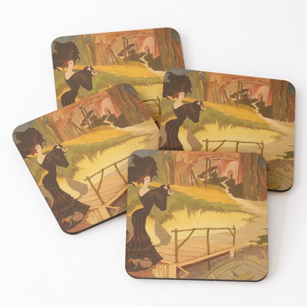 Item preview, Art Nouveau - Bridge by Georges De Feure - Vintage Art designed and sold by RickE.