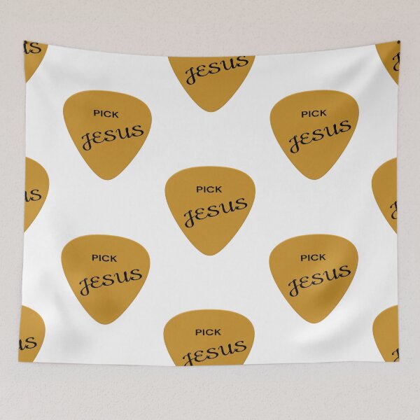 Item preview, Pick Jesus sticker, christian quote designed and sold by shirtsdesignpk.