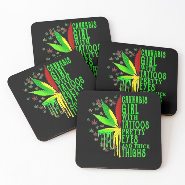 Item preview, Womens Cannabis Girl Tattoos Pretty Eyes Thick designed and sold by wettachkath.