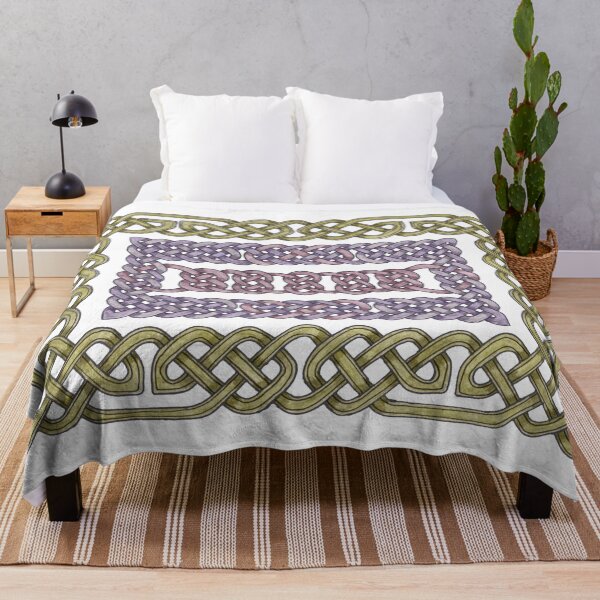 Celtic Frames Throw Blanket