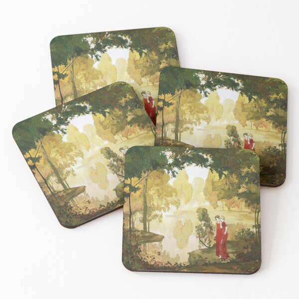 Item preview, Two women by the lake by Georges De Feure - Vintage Art designed and sold by RickE.