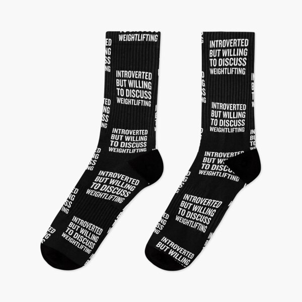 Item preview, Introverted But Willing To Discuss Weightlifting designed and sold by Printend _.