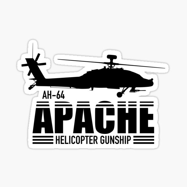 Vista previa del artículo con la obra «Apache AH-64», diseñado y vendido por StrongVlad.