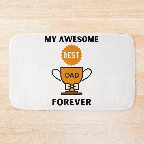 Item preview, My Awesome Best Dad Forever designed and sold by BhavyaBathla.