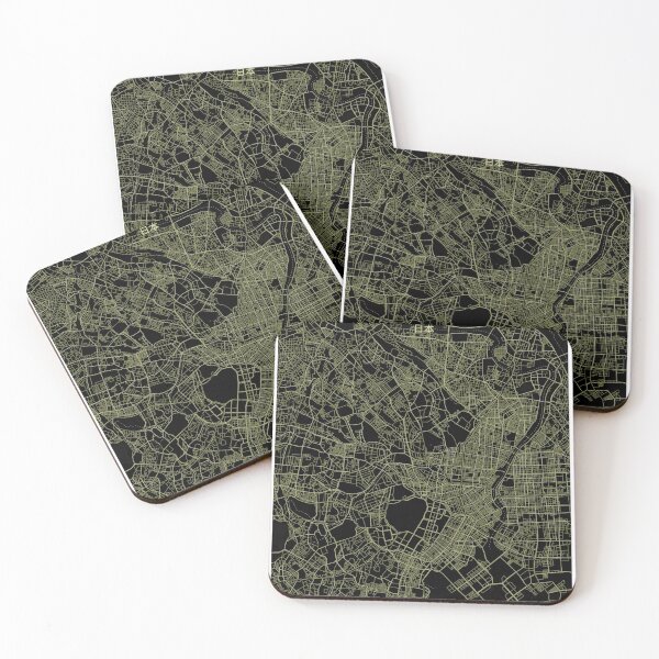 Item preview, Tokyo City Map by Night designed and sold by CitiesonWalls.