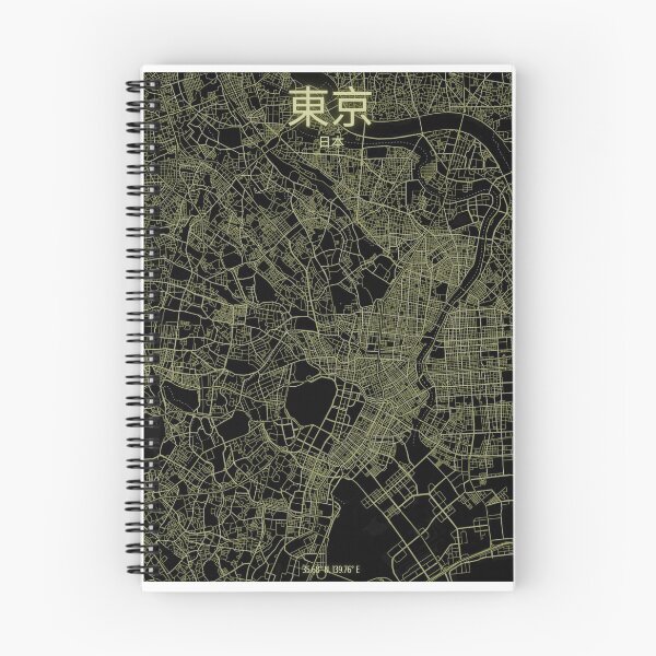 Item preview, Tokyo City Map by Night designed and sold by CitiesonWalls.