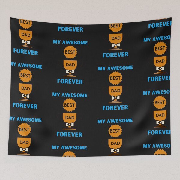 Item preview, My Awesome Best Dad Forever designed and sold by BhavyaBathla.