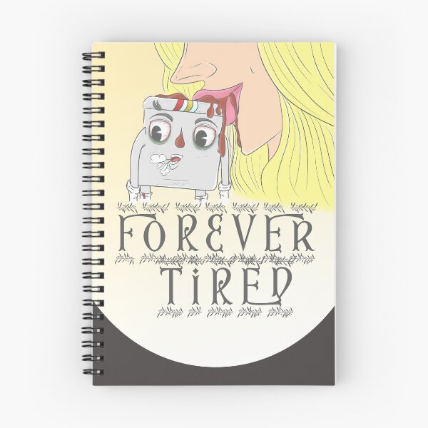 Item preview, Forever Tired Coffee cartoon designed and sold by catchyyart.