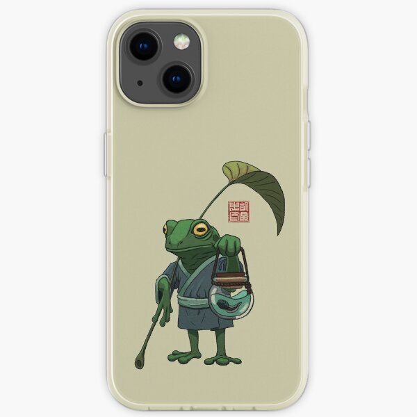 Une grenouille et son fils Coque souple iPhone