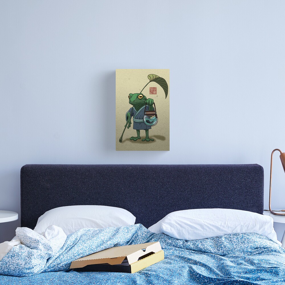 A Frog and His Son Canvas Print