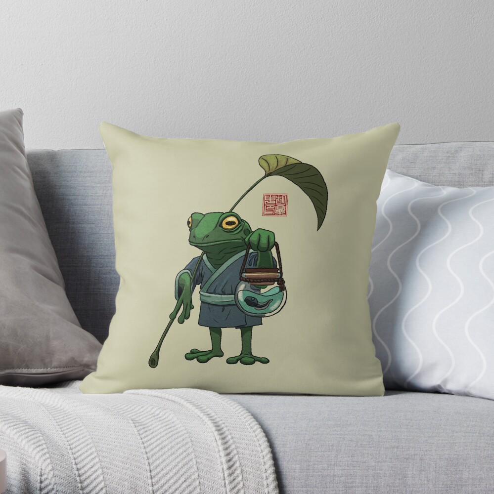 Item preview, Throw Pillow designed and sold by DingHuArt.
